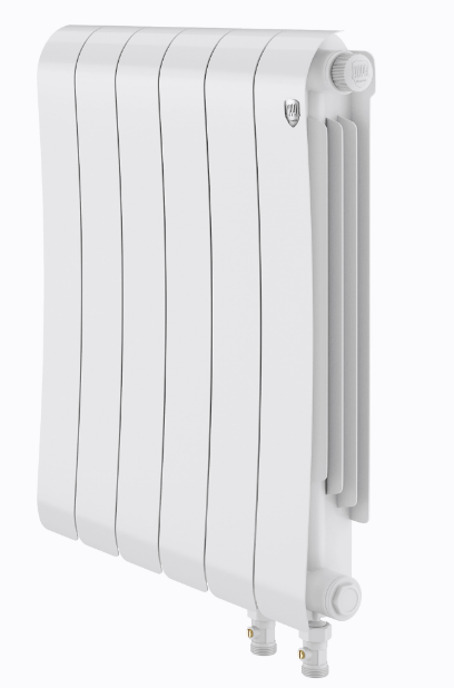 Радиатор биметаллический Royal Thermo Infinity 500 Bianco Traffico VR80 - 6 секц.