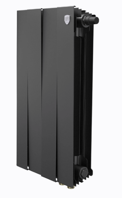 Радиатор биметаллический Royal Thermo PianoForte 500 Чёрный - 4 секц.