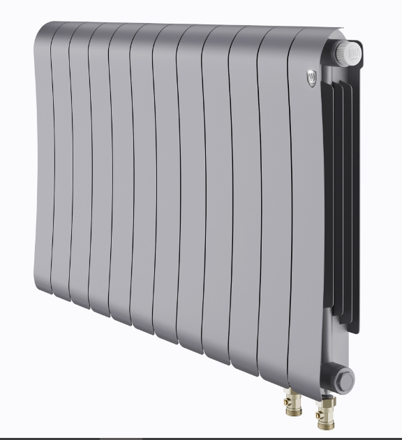 Радиатор биметаллический Royal Thermo Infinity 500 Silver Satin - 12 секц.