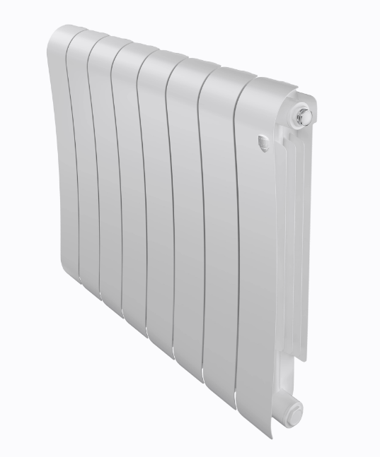 Радиатор биметаллический Royal Thermo Infinity 500 Bianco Traffico VR80 - 8 секц.