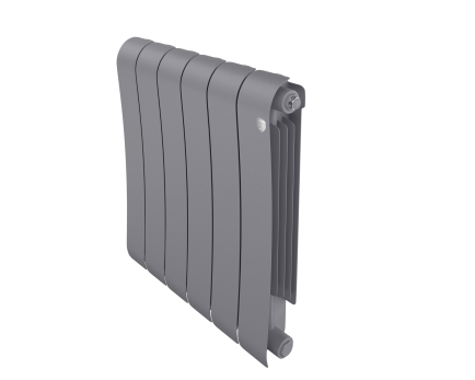 Радиатор биметаллический Royal Thermo Infinity 500 Silver Satin - 6 секц.