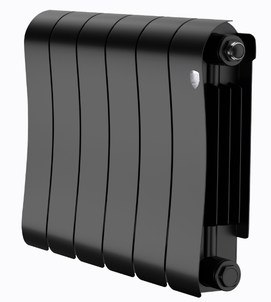 Радиатор биметаллический Royal Thermo Infinity 300 Noir Sable - 6 секц.